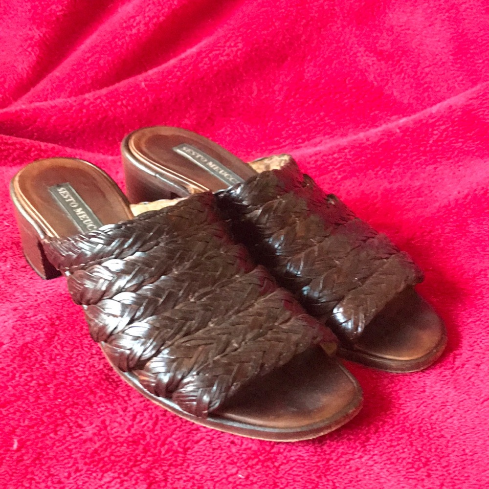Sesto  Meucci Leather Slip on Shoes